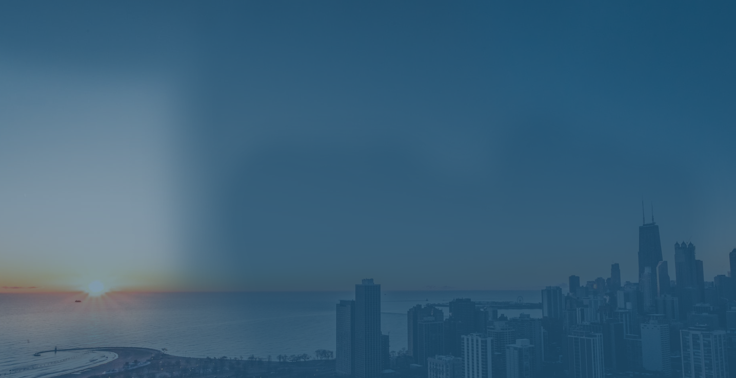 Sunset view in the city