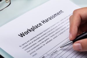 Workplace harassment form